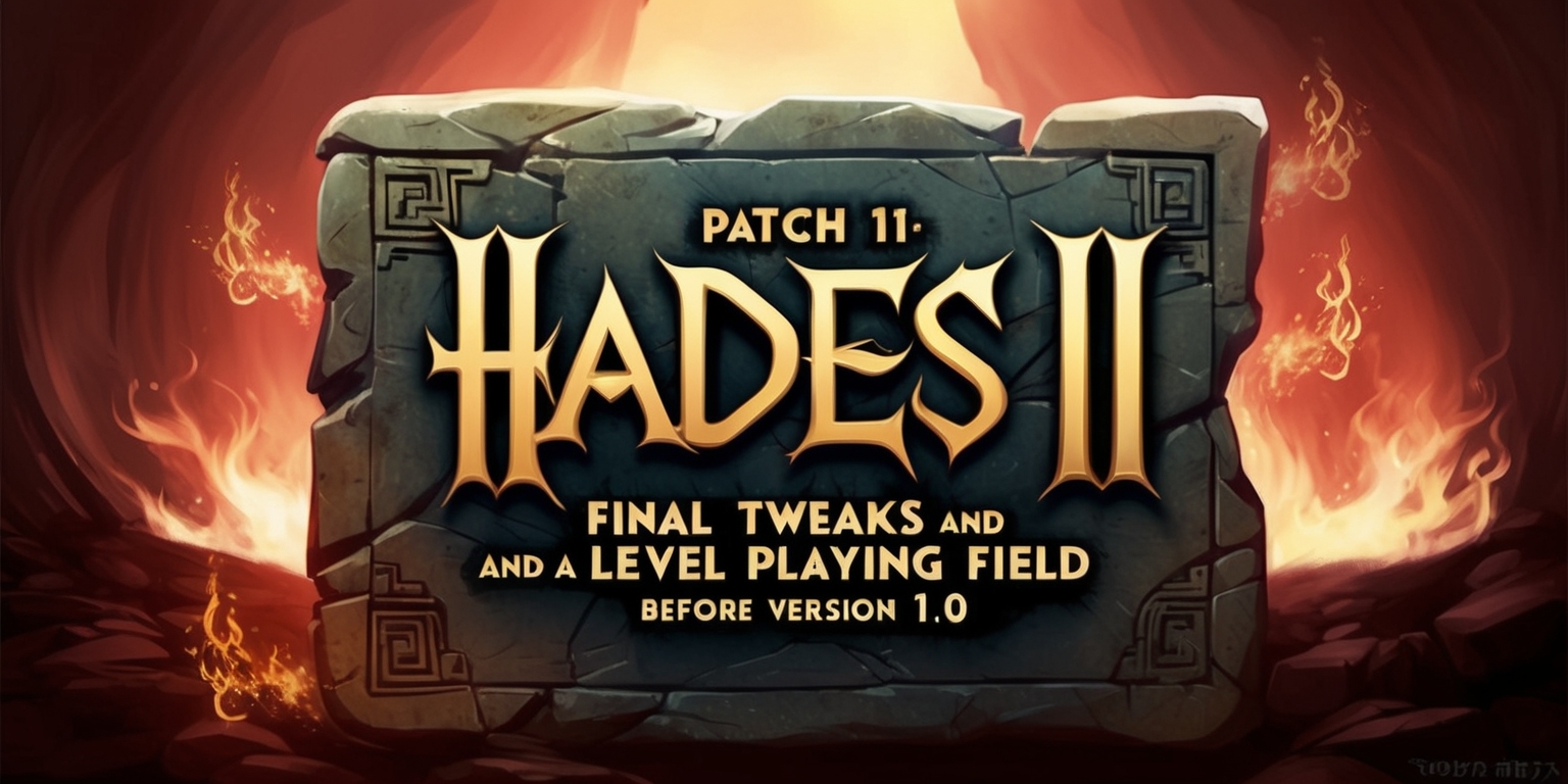 Hades II Patch 11: Final Tweaks and a Level Playing Field Before Version 1.0